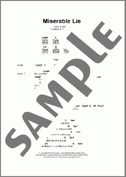 Miserable Lie(The Smiths) 楽譜 ギター（コード） ダウンロード
