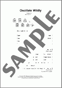 Oscillate Wildly(The Smiths) 楽譜 ギター（コード） ダウンロード