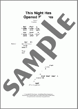 This Night Has Opened My Eyes(The Smiths) 楽譜 ギター（コード） ダウンロード