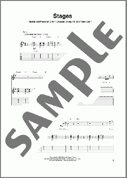 Stages(ZZ Top) 楽譜 ギタースコア ダウンロード