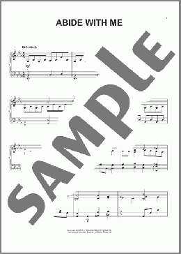 Abide With Me(Henry F. Lyte) 楽譜 ピアノ（ソロ） ダウンロード