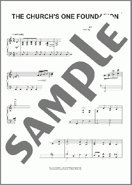 The Church's One Foundation(Samuel John Stone) 楽譜 ピアノ（ソロ） ダウンロード