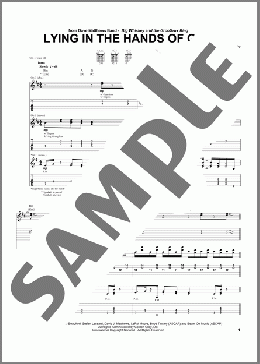 Lying In The Hands Of God(Dave Matthews Band) 楽譜 ギター（ソロ） ダウンロード