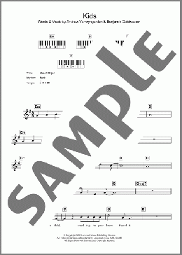 Kids(MGMT) 楽譜 ピアノ（歌詞 & コード） ダウンロード
