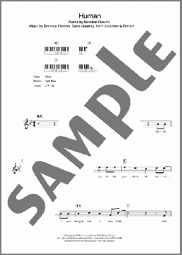 Human(The Killers) 楽譜 その他 ダウンロード