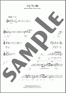Cry To Me(Solomon Burke) 楽譜 その他 ダウンロード