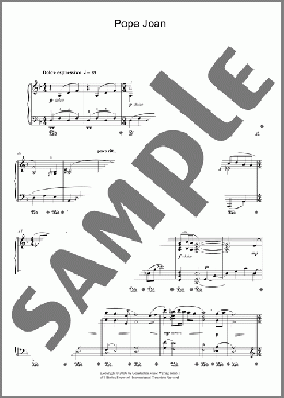 Pope Joan(Marcel Barsotti) 楽譜 ピアノ（ソロ） ダウンロード