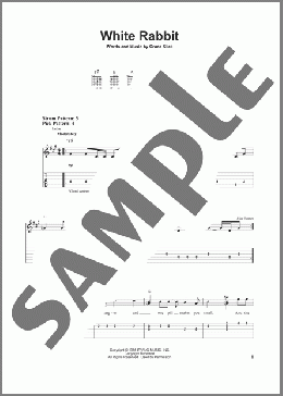 White Rabbit(Jefferson Airplane) 楽譜 ギター（ソロ） ダウンロード