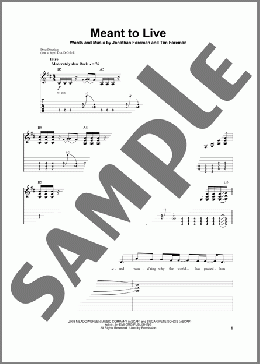 Meant To Live(Switchfoot) 楽譜 ギタースコア ダウンロード