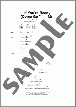 If You're Ready (Come Go With Me)(The Staple Singers) 楽譜 ギター（コード） ダウンロード