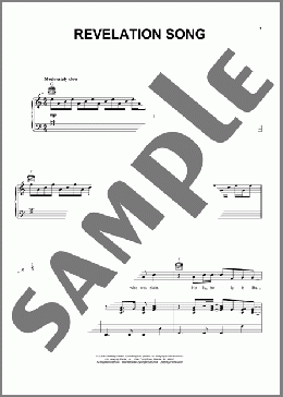 Revelation Song(Phillips, Craig & Dean) 楽譜 ピアノ & ボーカル & ギター ダウンロード