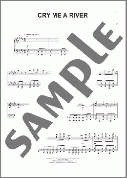 Cry Me A River(Julie London/Michael Buble/Arthur Hamilton/Ella Fitzgerald) 楽譜 ピアノ & ボーカル ダウンロード