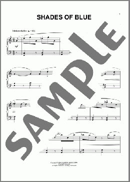 Shades Of Blue(Robert Starer) 楽譜 ピアノ（ソロ） ダウンロード