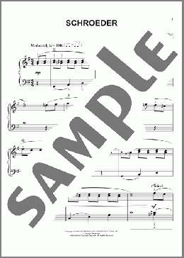 Schroeder (arr. Phillip Keveren)(Vince Guaraldi) 楽譜 ピアノ（ソロ） ダウンロード
