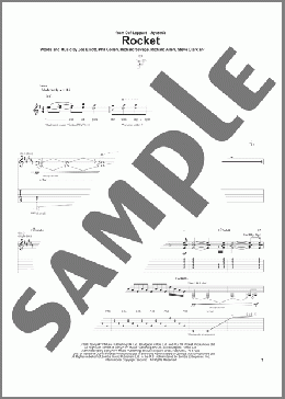 Rocket(Def Leppard) 楽譜 ギター（ソロ） ダウンロード
