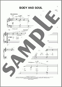 Body And Soul (arr. Phillip Keveren)(John Green) 楽譜 ピアノ（ソロ） ダウンロード