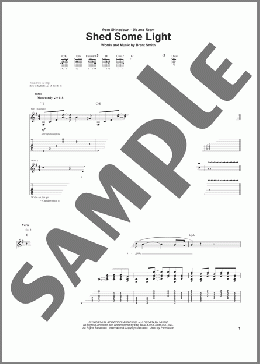 Shed Some Light(Shinedown) 楽譜 ギター（ソロ） ダウンロード
