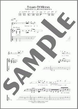 Dream Of Mirrors(Iron Maiden) 楽譜 ギター（ソロ） ダウンロード