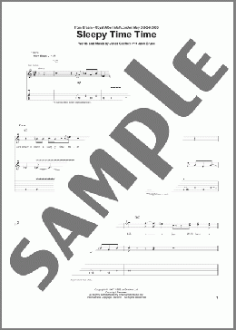 Sleepy Time Time(Cream) 楽譜 ギター（ソロ） ダウンロード