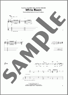 White Room(Cream/Eric Clapton) 楽譜 ギター（ソロ） ダウンロード