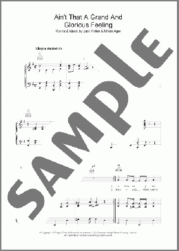 Ain't That A Grand And Glorious Feeling(Jack Yellen/Milton Ager) 楽譜 その他 ダウンロード