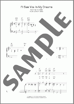 I'll See You In My Dreams(Gus Kahn) 楽譜 その他 ダウンロード