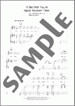 I'll Be With You In Apple Blossom Time(Neville Fleeson) 楽譜 その他 ダウンロード
