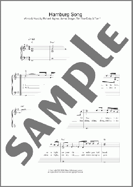 Hamburg Song(Keane) 楽譜 その他 ダウンロード