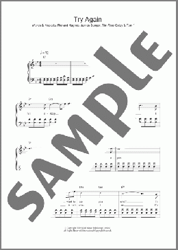 Try Again(Keane) 楽譜 その他 ダウンロード