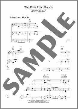 The Frim Fram Sauce(Nat King Cole) 楽譜 その他 ダウンロード