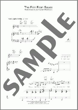 The Frim Fram Sauce(Diana Krall/Nat King Cole) 楽譜 その他 ダウンロード