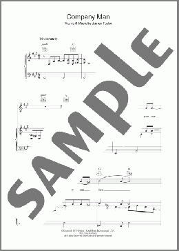 Company Man(James Taylor) 楽譜 その他 ダウンロード
