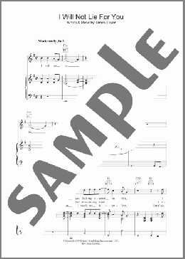 I Will Not Lie For You(James Taylor) 楽譜 その他 ダウンロード