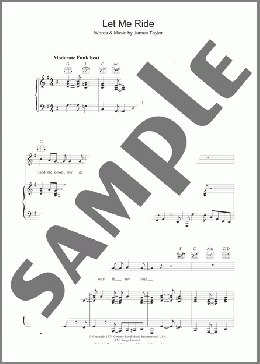 Let Me Ride(James Taylor) 楽譜 その他 ダウンロード