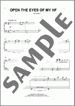 Open The Eyes Of My Heart(Sonicflood/Paul Baloche) 楽譜 ピアノ（連弾） ダウンロード