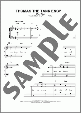 Thomas The Tank Engine (Main Title)(Ed Welch) 楽譜 ピアノ（ソロ） ダウンロード
