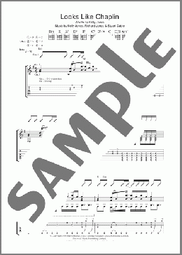Looks Like Chaplin(Stereophonics) 楽譜 ギター（ソロ） ダウンロード