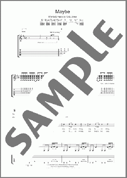 Maybe(Stereophonics) 楽譜 ギター（ソロ） ダウンロード