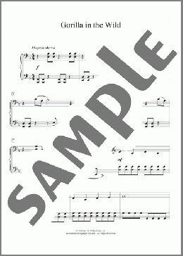 Gorilla In The Wild(Carolyn Miller) 楽譜 ピアノ（ソロ） ダウンロード