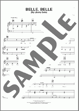 Belle, Belle (My Liberty Belle)(Bob Merrill) 楽譜 ピアノ & ボーカル & ギター ダウンロード