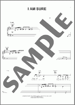 I Am Sure(Michael W. Smith) 楽譜 ピアノ & ボーカル & ギター ダウンロード