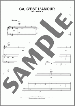 Ca, C'est L'amour(Cole Porter/Tony Bennett) 楽譜 ピアノ & ボーカル & ギター ダウンロード