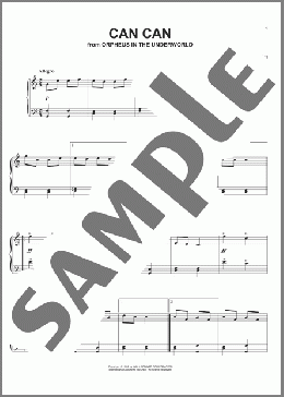 Can Can(Jacques Offenbach) 楽譜 ピアノ（ソロ） ダウンロード