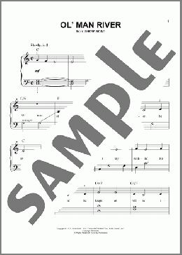 Ol' Man River(Jerome Kern/Show Boat (Musical)) 楽譜 その他 ダウンロード