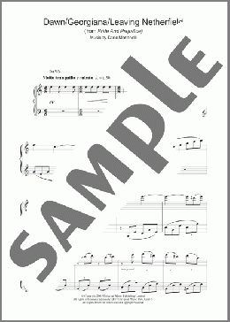 Dawn / Georgiana(Dario Marianelli/Pride & Prejudice (Movie)) 楽譜 ピアノ（ソロ） ダウンロード