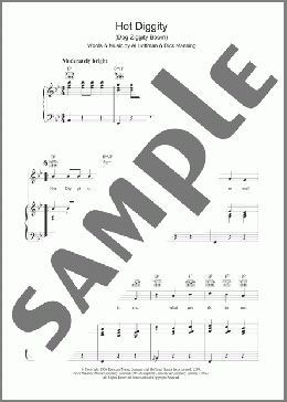 Hot Diggity (Dog Ziggity Boom)(Al Hoffman/Dick Manning) 楽譜 その他 ダウンロード