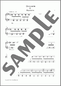 Dichotomie II - Organisme(Esa-Pekka Salonen) 楽譜 ピアノ（ソロ） ダウンロード