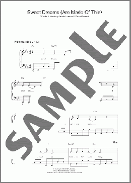 Sweet Dreams (Are Made Of This)(Eurythmics) 楽譜 その他 ダウンロード