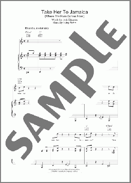 Take Her To Jamaica (Where The Rum Come From)(Irving Fields) 楽譜 その他 ダウンロード