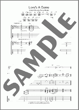 Love's A Game(The Magic Numbers) 楽譜 ギター（ソロ） ダウンロード